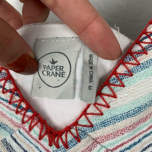 Paper Crane Aztec/southwestern Boho mini dress Med - Picture 8 of 9